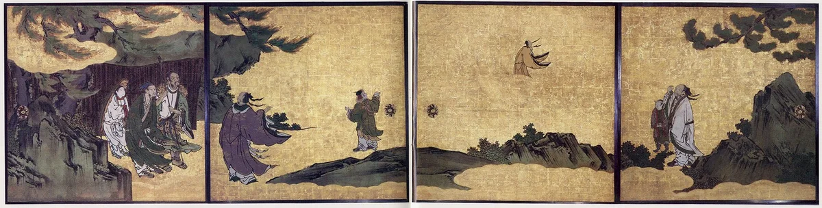 The Daoist Immortal Liezi by Kano School, painting, 1596-1616