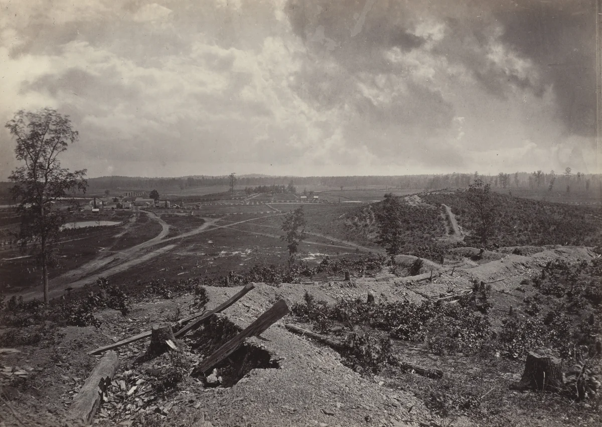Resaca, from the Rebel Works from the album Photographic Views of Sherman's Campaign by George N. Barnard, photograph, 1864