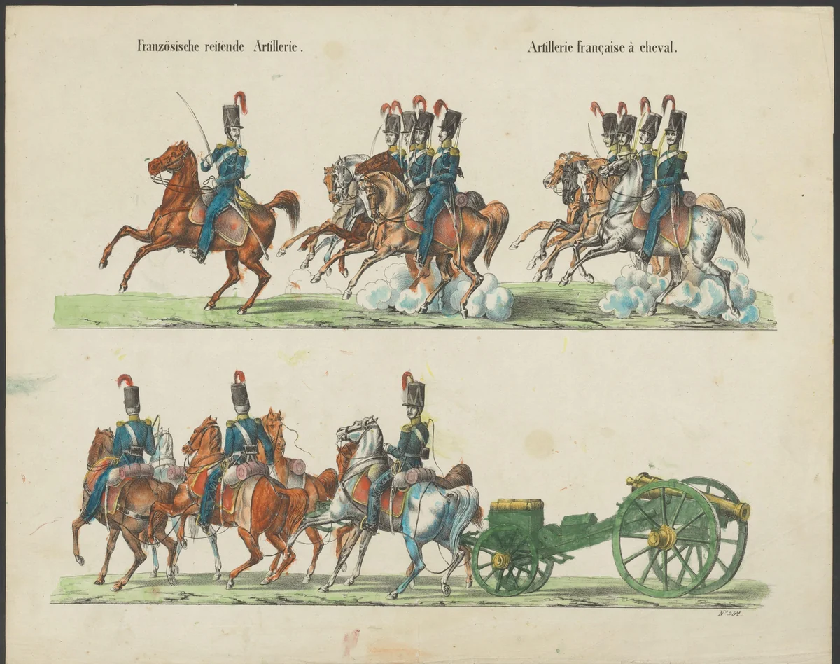 Franse Karabinier by anonymous, print, 1800-1899