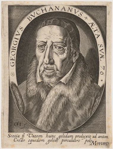 George Buchanan by Jacques Granthomme, print, 1650