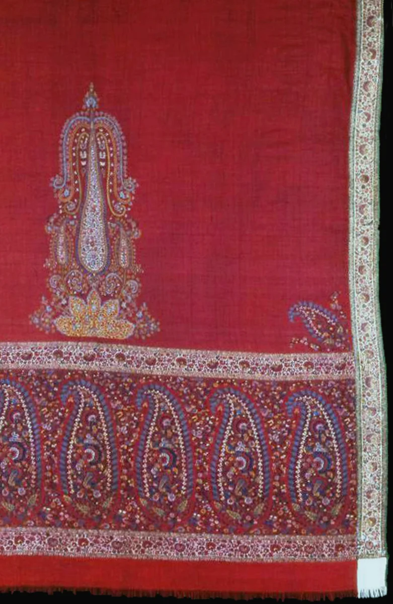 Long Shawl by India, textile, 1825-1835