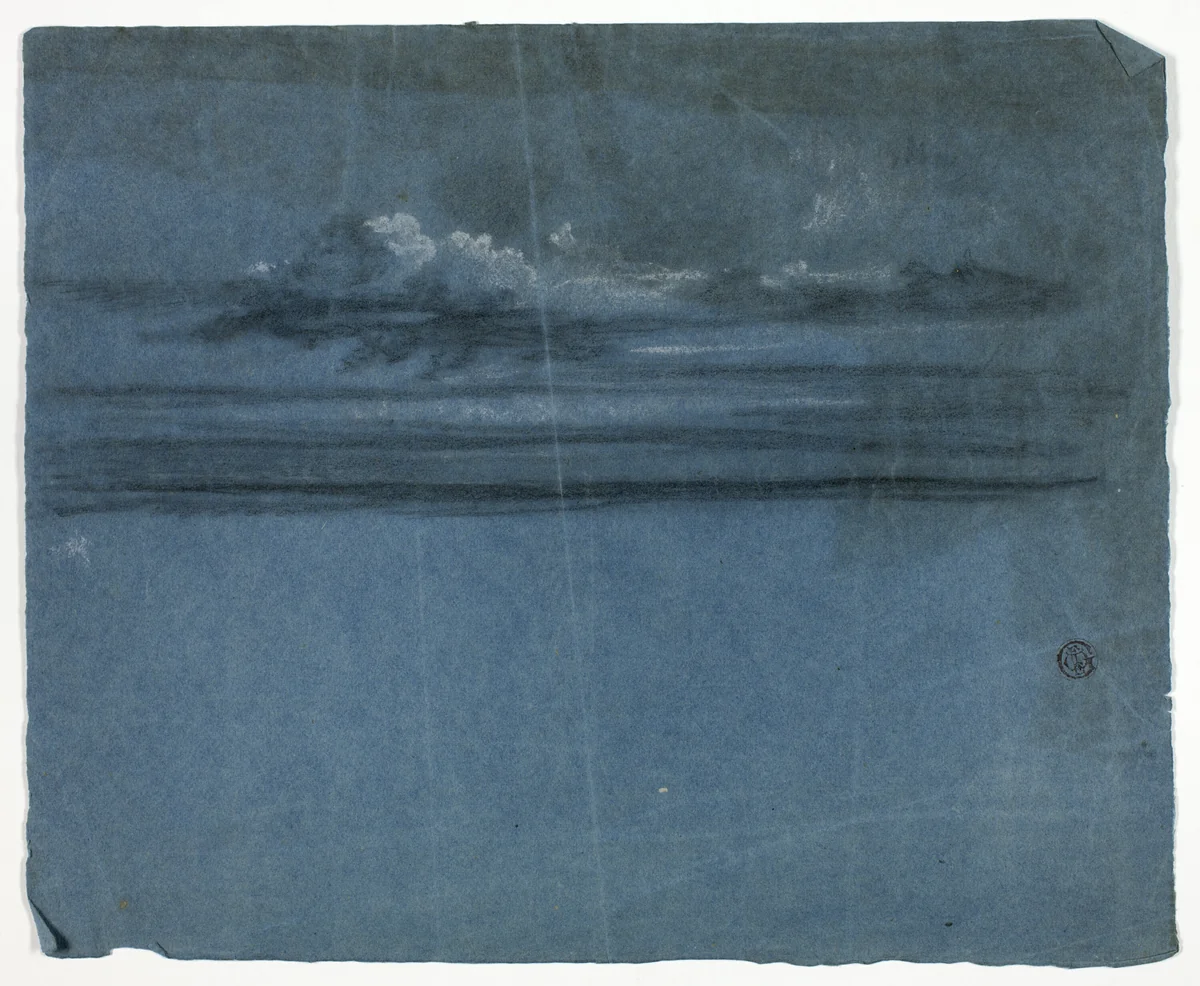 Study of Clouds by William Turner, drawing, 1809-1862