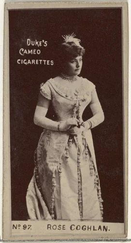 Card Number 97, Rose Coghlan, from the Actors and Actresses series (N145-4) issued by Duke Sons & Co. to promote Cameo Cigarettes by W. Duke, Sons & Co., photograph, 1880-1889
