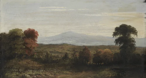 Landscape by Jasper Cropsey, painting, 1845-1918