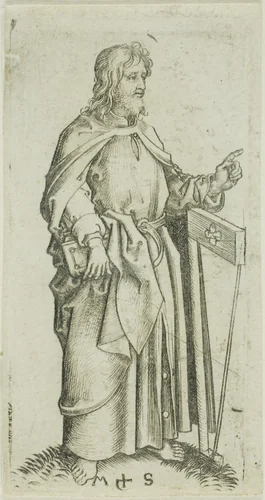 St. Jude, from Apostles by Martin Schongauer, print, 1450-1491