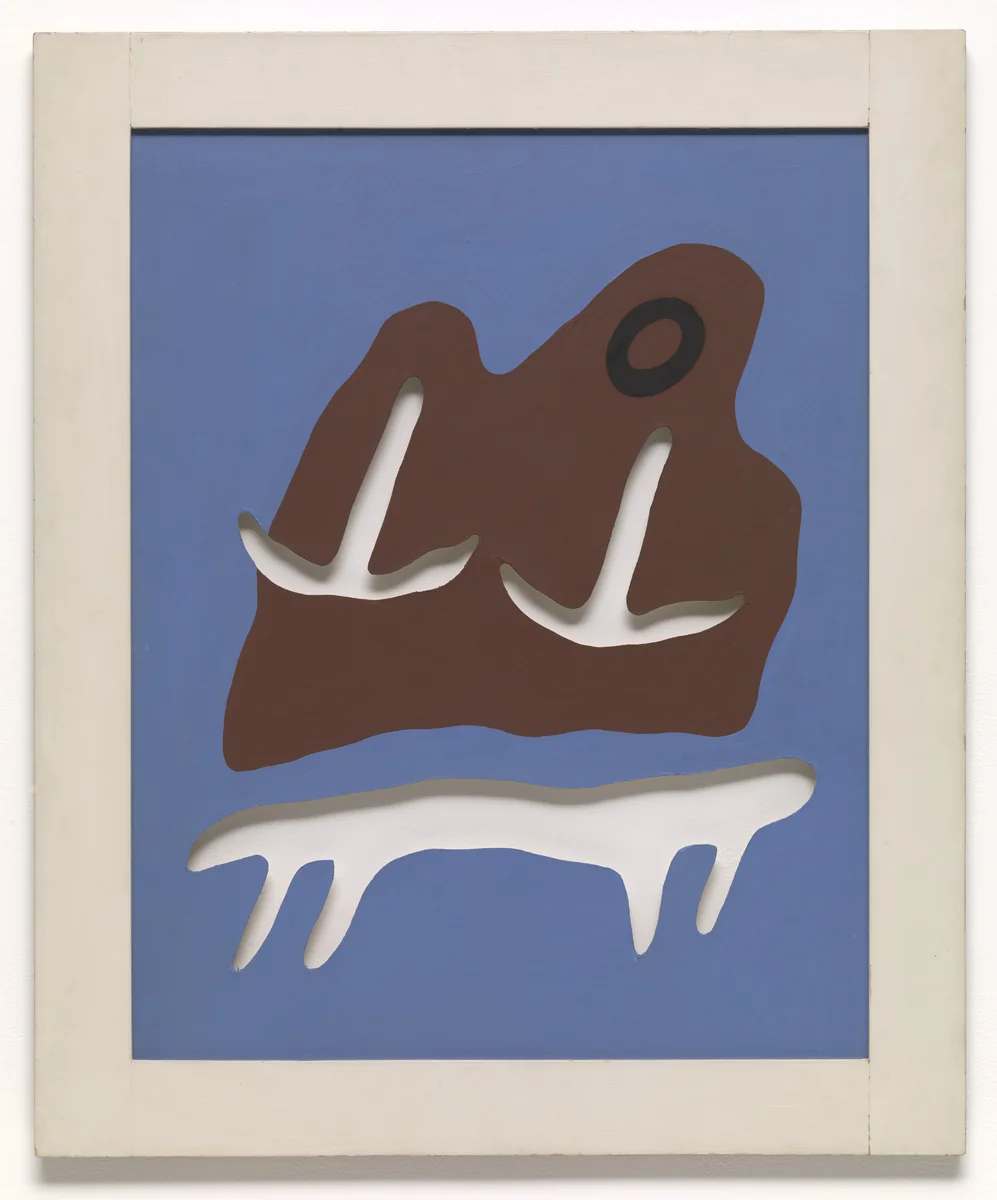 Mountain, Navel, Anchors, Table by Jean Arp, drawing, 1925