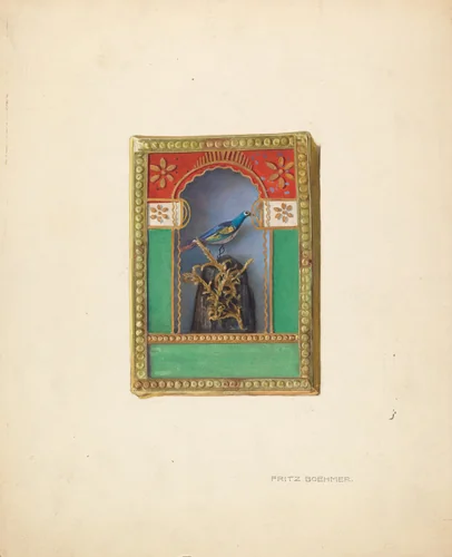 Ornamental Shadow Box by Fritz Boehmer, index of american design, 1939