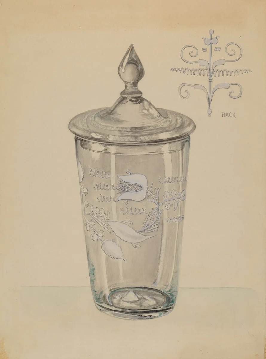 Covered Flip by Gertrude Lemberg, index of american design, 1936