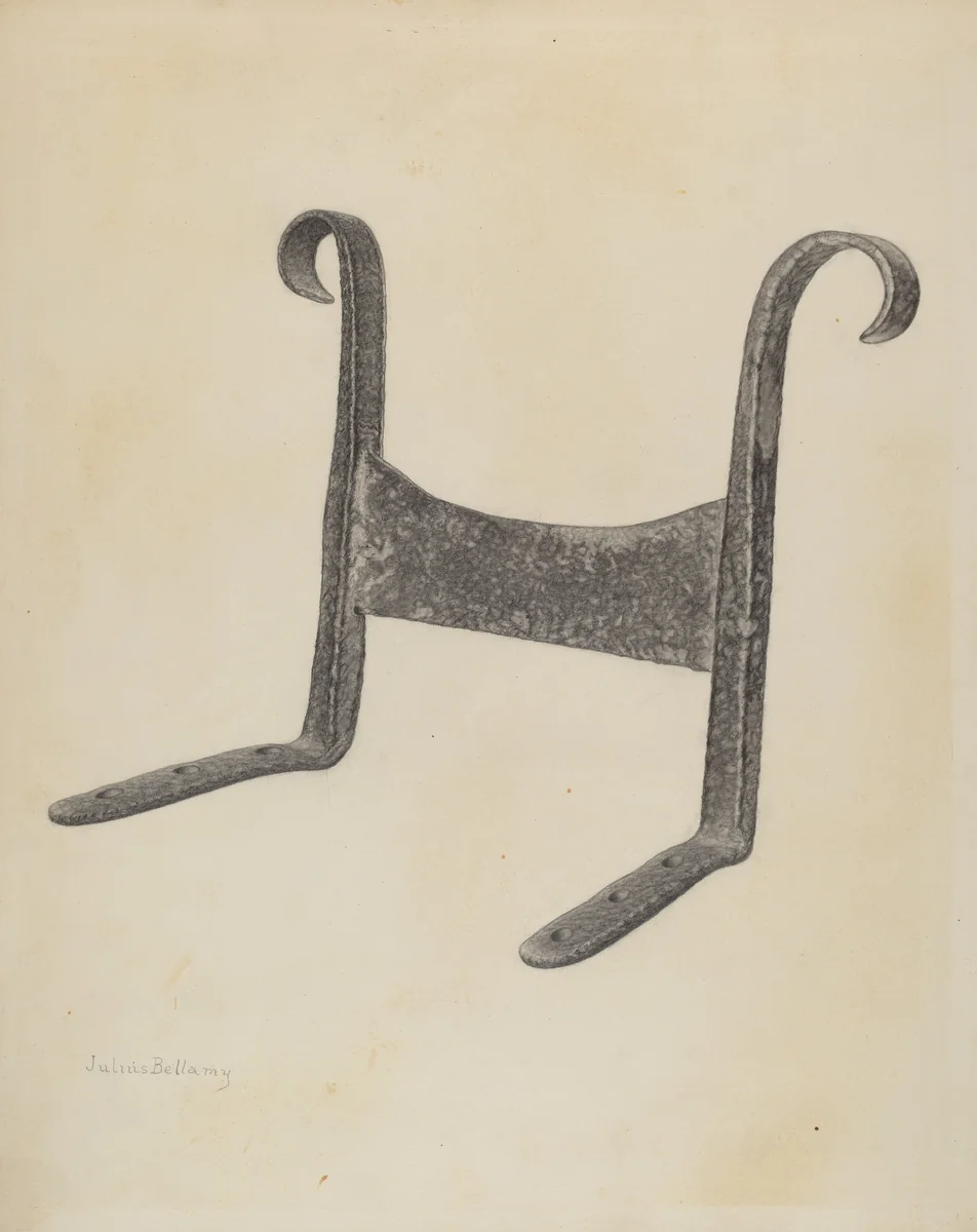 Foot Scraper by Julius Bellamy, index of american design, 1940
