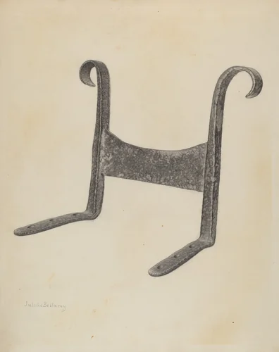 Foot Scraper by Julius Bellamy, index of american design, 1940