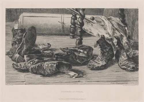 Souvenirs de voyage (Travel Souvenirs) by Jules Ferdinand Jacquemart, print, 1862