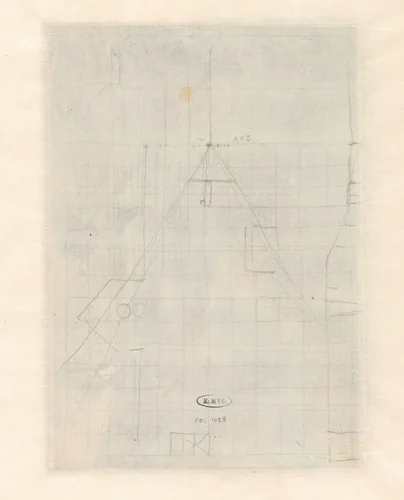 Perspectiefstudie by Jurriaan Andriessen, drawing, 1803