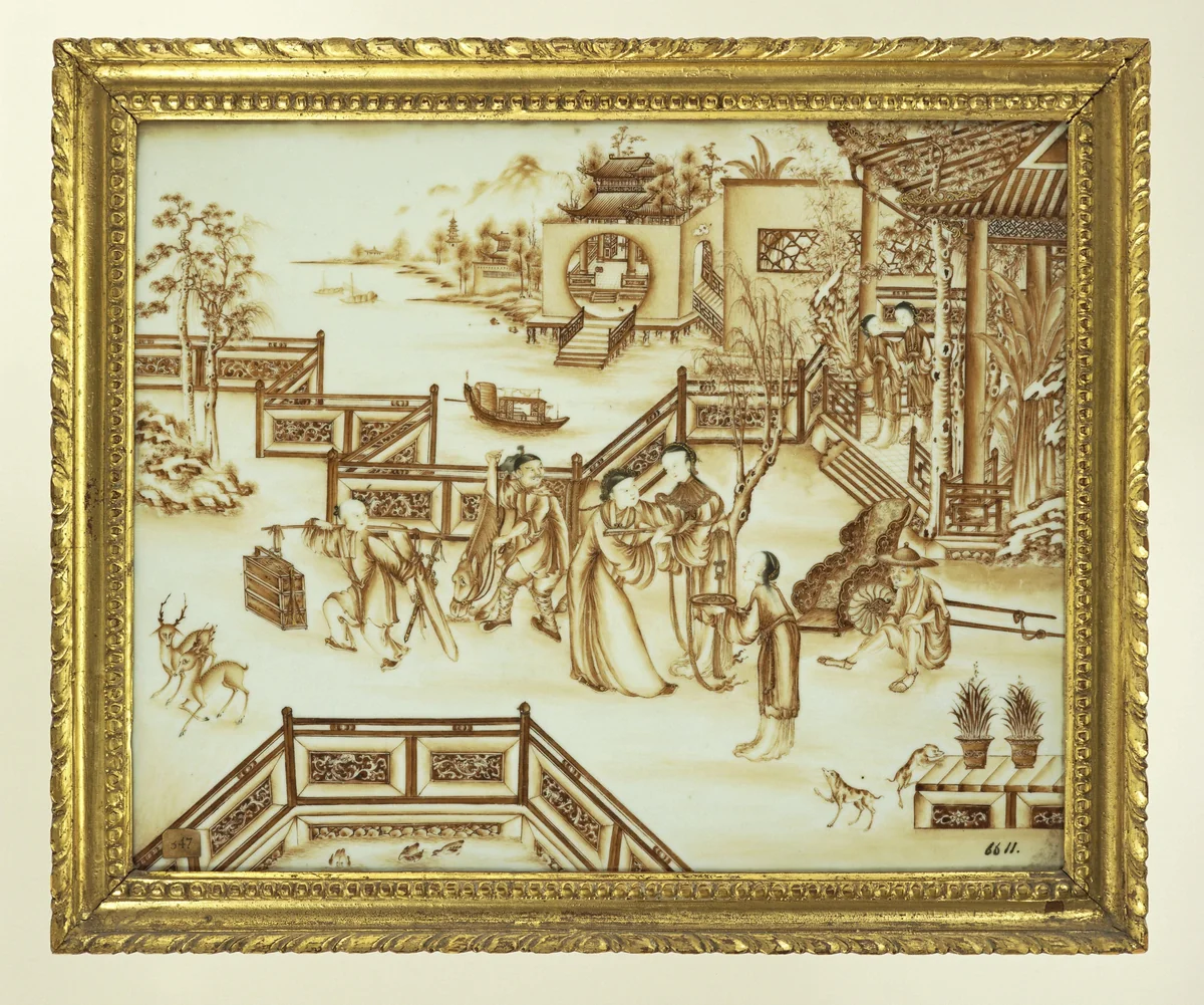 Scene from the Romance of the Western Chamber by anonymous, other, 1770-1775