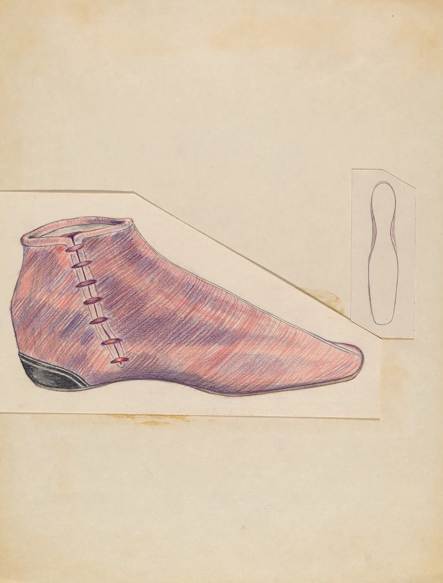Woman's Shoe by Melita Hofmann, index of american design, 1935-1942