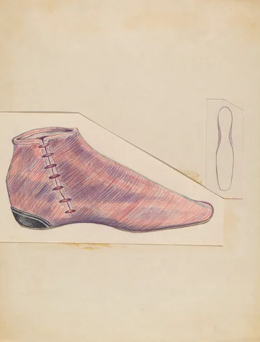 Woman's Shoe by Melita Hofmann, index of american design, 1935-1942