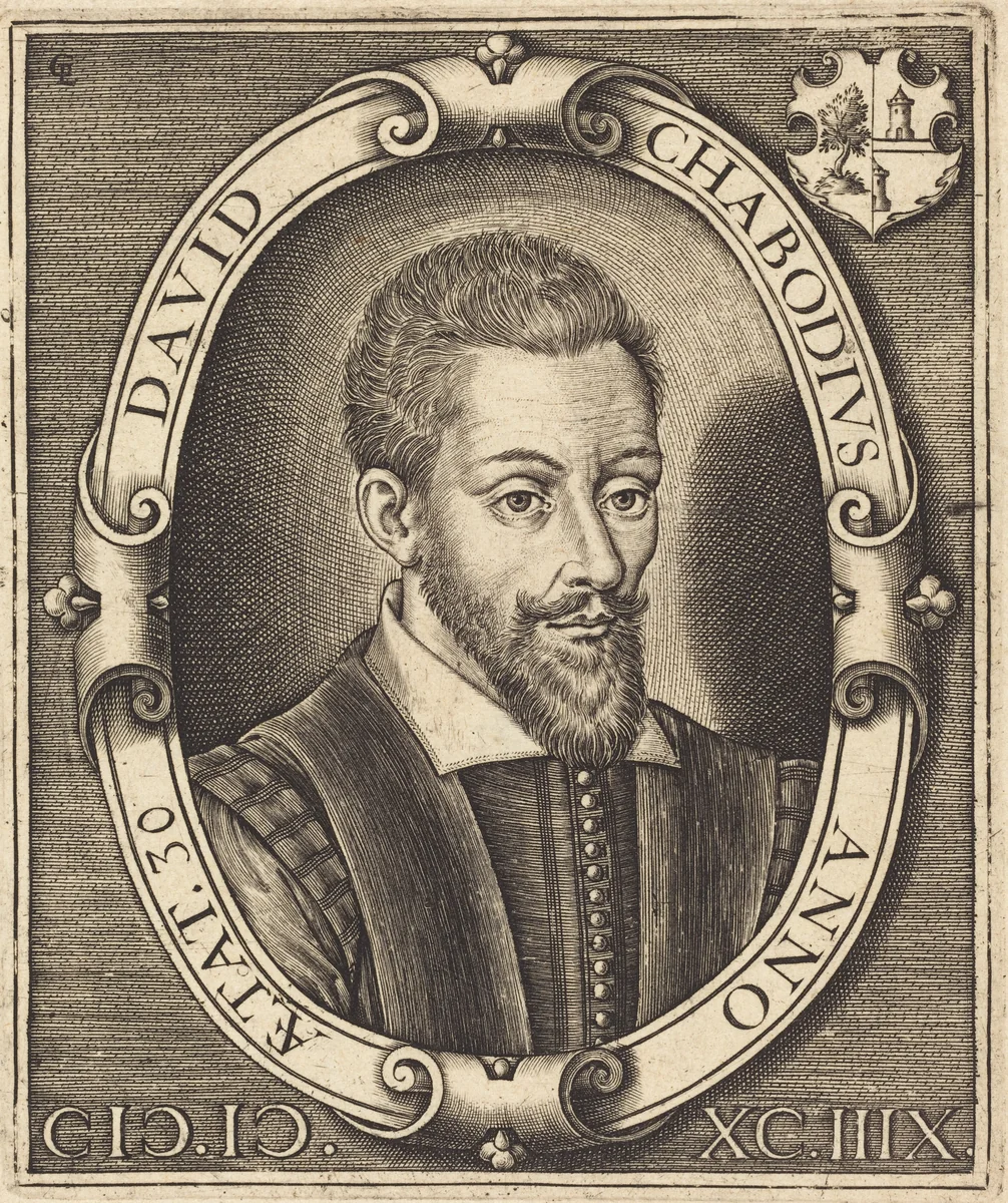 David Chabodius by Léonard Gaultier, print, 1561-1641