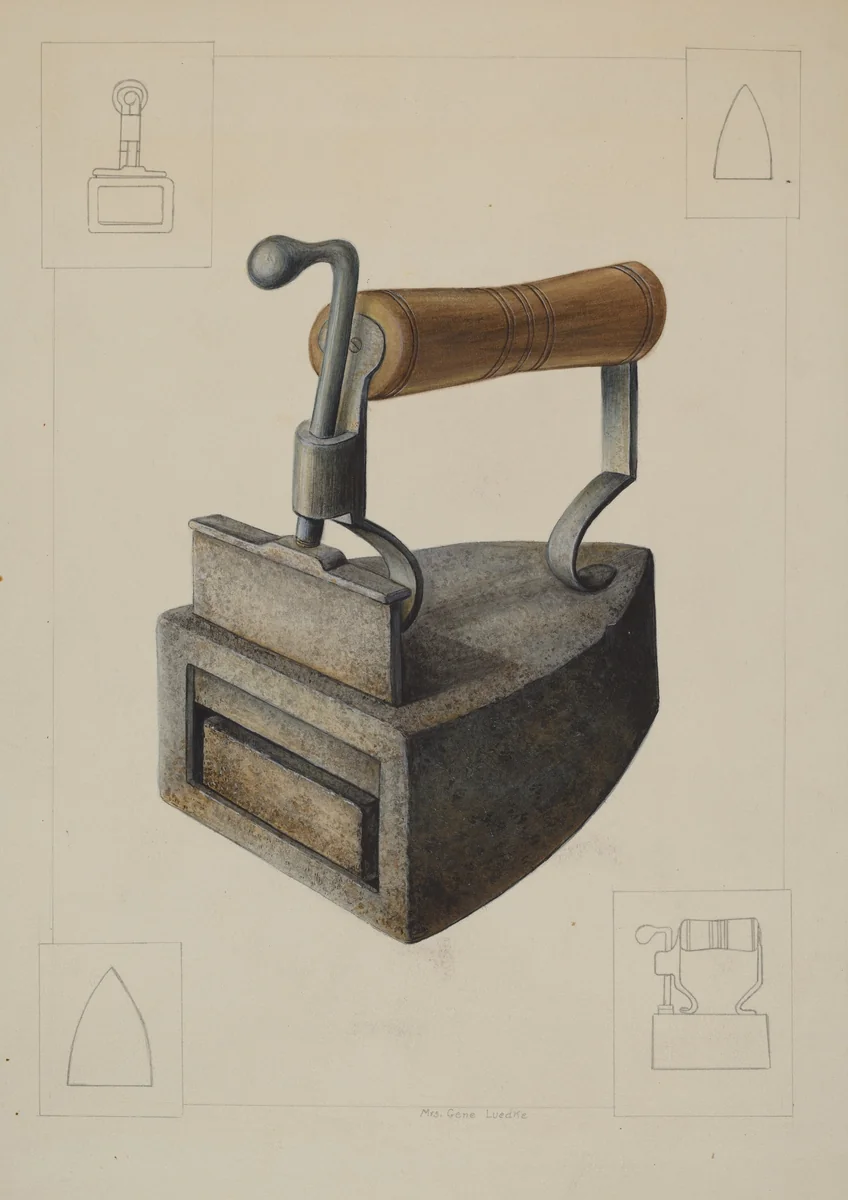 Flatiron by Gene Luedke, index of american design, 1937