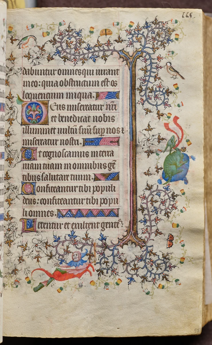 Hours of Charles the Noble, King of Navarre (1361-1425): fol. 58r, Text by Master of the Brussels Initials and Associates, book, 1400-1410