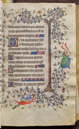 Hours of Charles the Noble, King of Navarre (1361-1425): fol. 58r, Text by Master of the Brussels Initials and Associates, book, 1400-1410