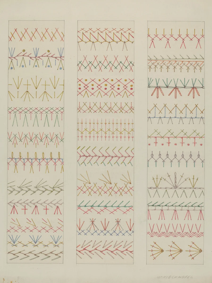 Crazy Quilt by William Kieckhofel, index of american design, 1938