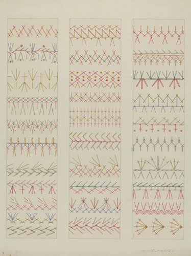 Crazy Quilt by William Kieckhofel, index of american design, 1938