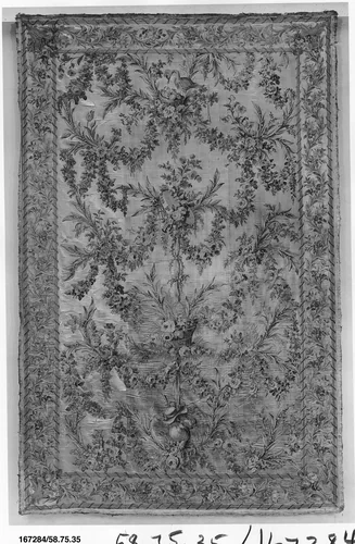 Wall hangings (3) by Philippe de Lasalle, textile, 1774-1793