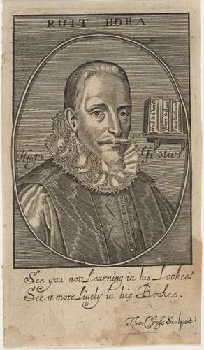 Hugo Grotius by Thomas Cross, print, 1602-1704