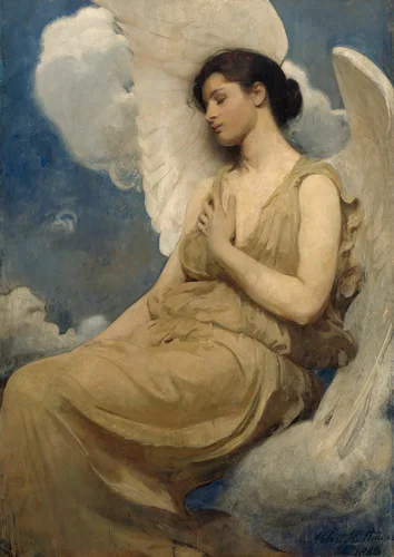 Winged Figure by Abbott Handerson Thayer, painting, 1889