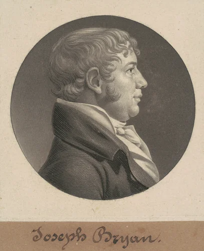 Joseph Bryan by Charles B. J. Févret de Saint-Mémin, print, 1805