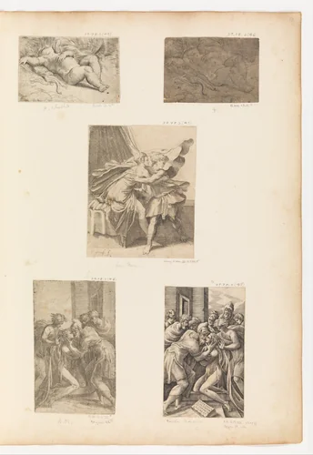 Cupid Sleeping by Parmigianino, print, 1503-1540