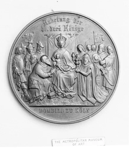 To commemorate the completion of Cologne Cathedral by King William I of Prussia, 1880 by Sebald Drentwett, metalwork, 1800-1899