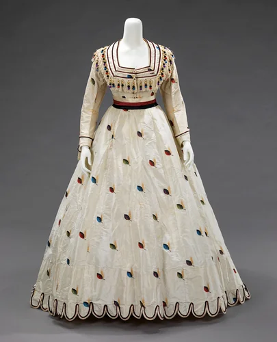 Evening ensemble by Texier St. Engley, artwork, 1873-1877