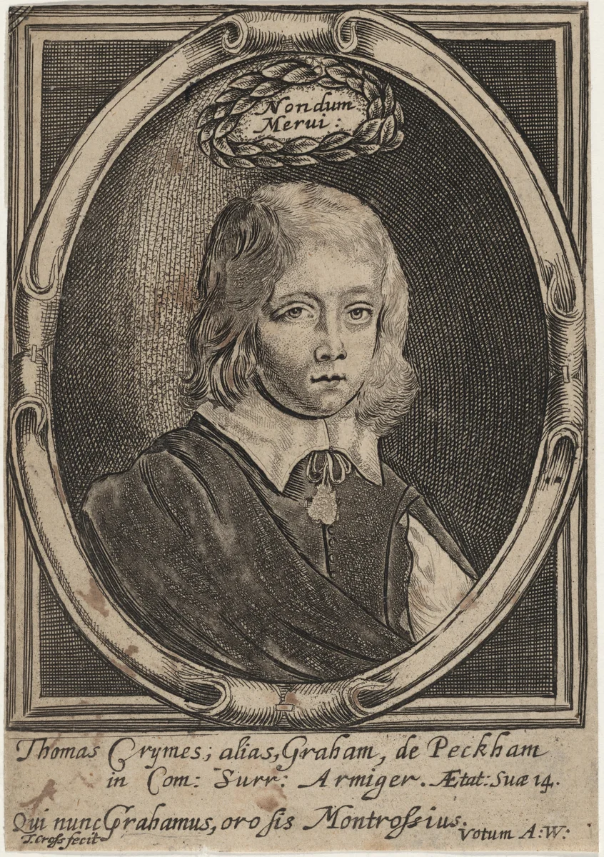 Thomas Crymes by Thomas Cross, print, 1654
