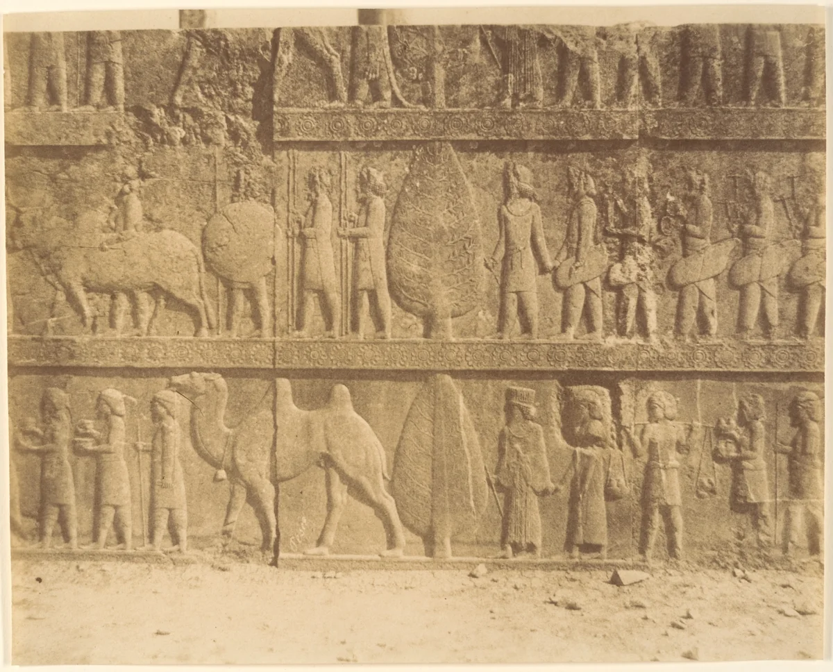 (3) [Persepolis (?)] by Luigi Pesce, photograph, 1840-1869