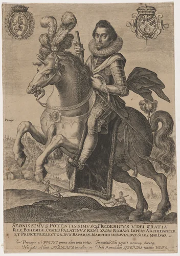 Frederick, King of Bohemia by Crispijn van de Passe I, print, 1565-1637