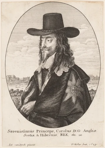 Charles I by Wenceslaus Hollar, print, 1649