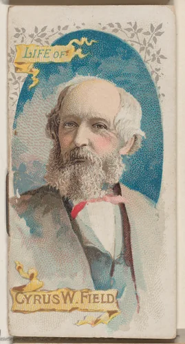 Life of Cyrus West Field, from the Histories of Poor Boys and Famous People series of booklets (N79) for Duke brand cigarettes by W. Duke, Sons & Co., print, 1888