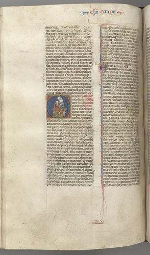 Fol. 249v, Song of Songs, historiated initial O, theVirgin and Child by Unknown, book, 1270-1300