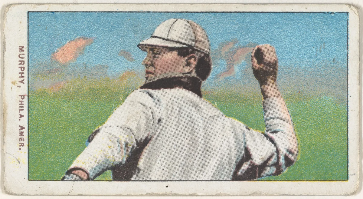 Murphy, Philadelphia, American League, from the White Border series (T206) for the American Tobacco Company by American Tobacco Company, print, 1909-1911