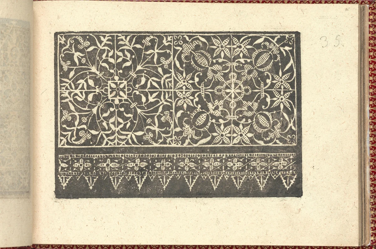 Corona delle Nobili et Virtuose Donne: Libro I-IV, page 35 (recto) by Cesare Vecellio, book, 1601