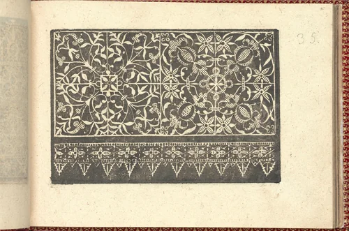 Corona delle Nobili et Virtuose Donne: Libro I-IV, page 35 (recto) by Cesare Vecellio, book, 1601