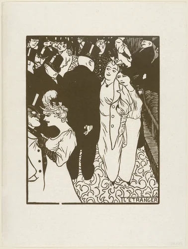 The Stranger (L'Étranger) by Félix Vallotton, print, 1894