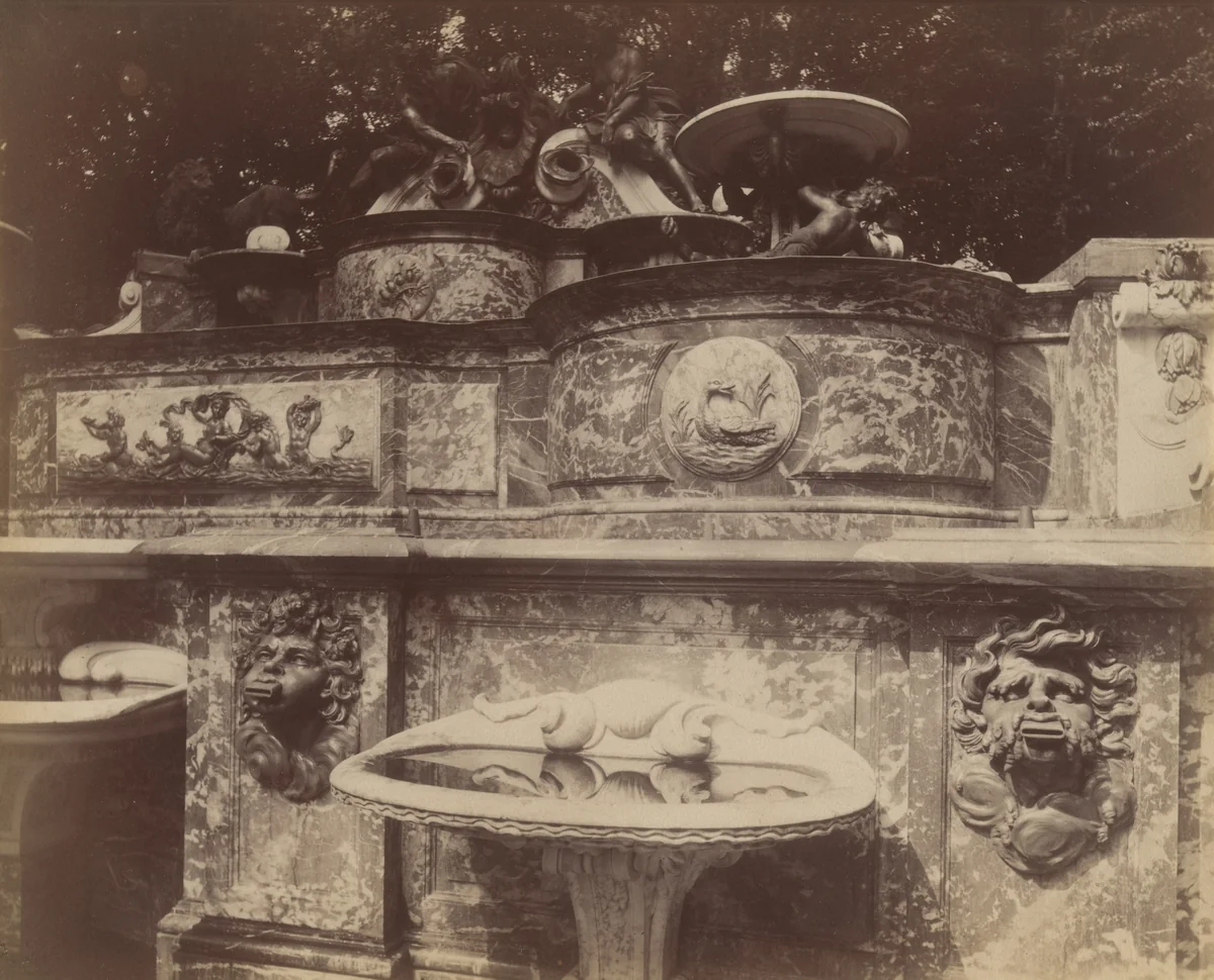 Grand Trianon -- Le Buffet by Eugène Atget, photograph, 1906