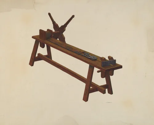 Jeweler's Wire Making Machine by Al Curry, index of american design, 1939