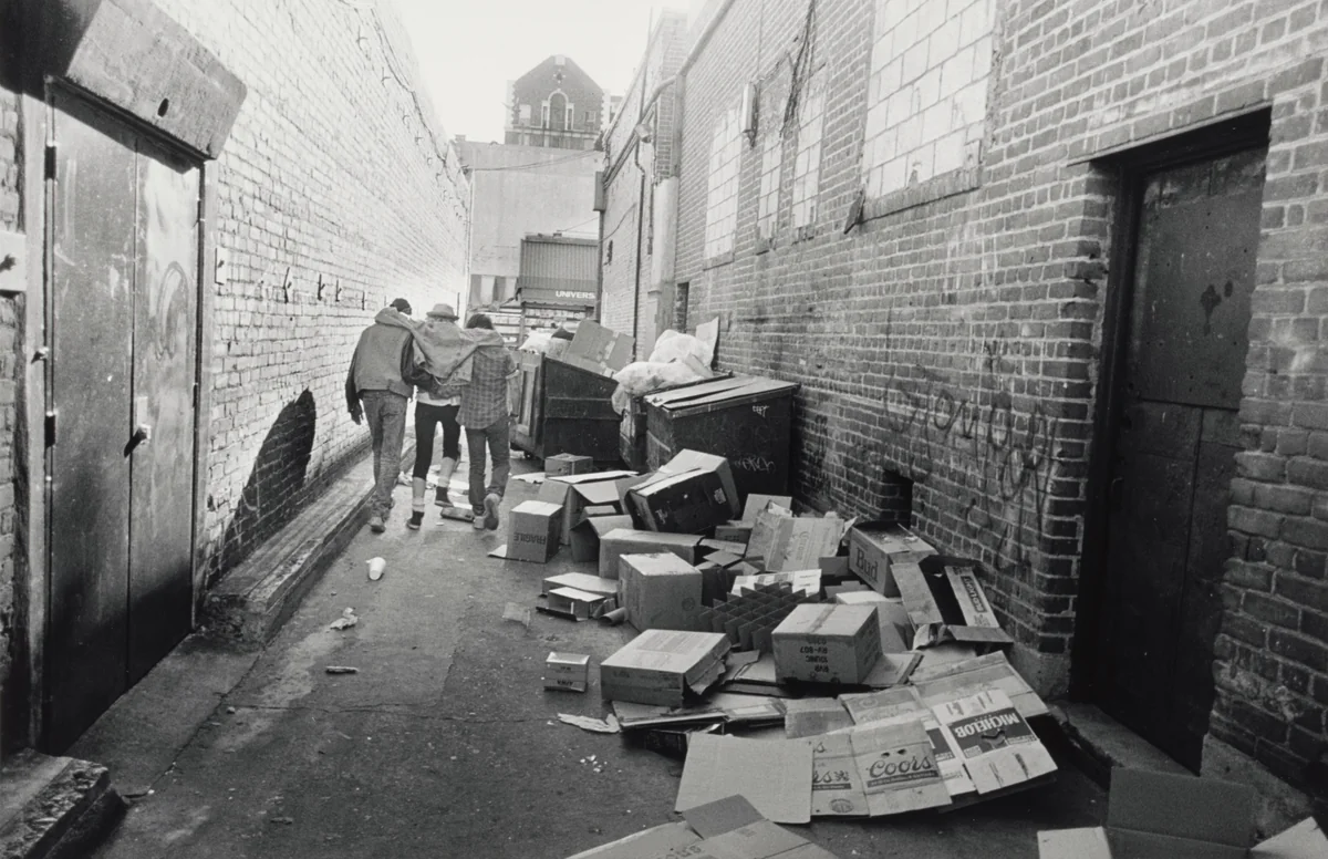 Street Map (#6) by Jim Goldberg, photograph, 1988