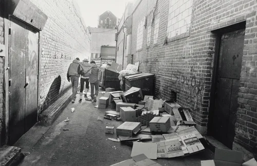 Street Map (#6) by Jim Goldberg, photograph, 1988