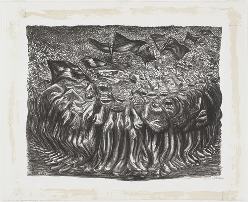 The Masses by José Clemente Orozco, print, 1935