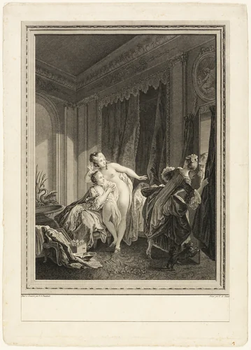 Evening by Emmanuel Jean Nepomucene de Ghendt, print, 1758-1815