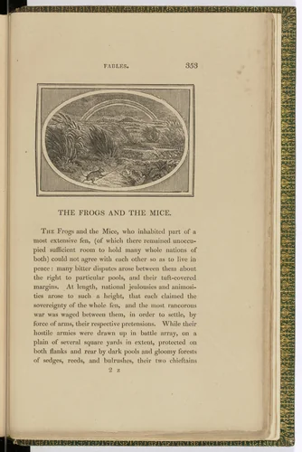 Headpiece (page 353) from The Fables of Aesop by Thomas Bewick, illustrated book, 1818