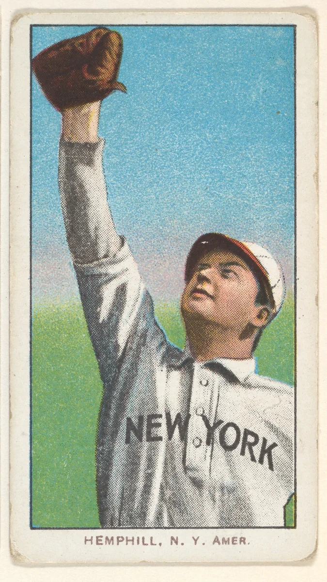 Hemphill, New York, American League, from the White Border series (T206) for the American Tobacco Company by American Tobacco Company, print, 1909-1911